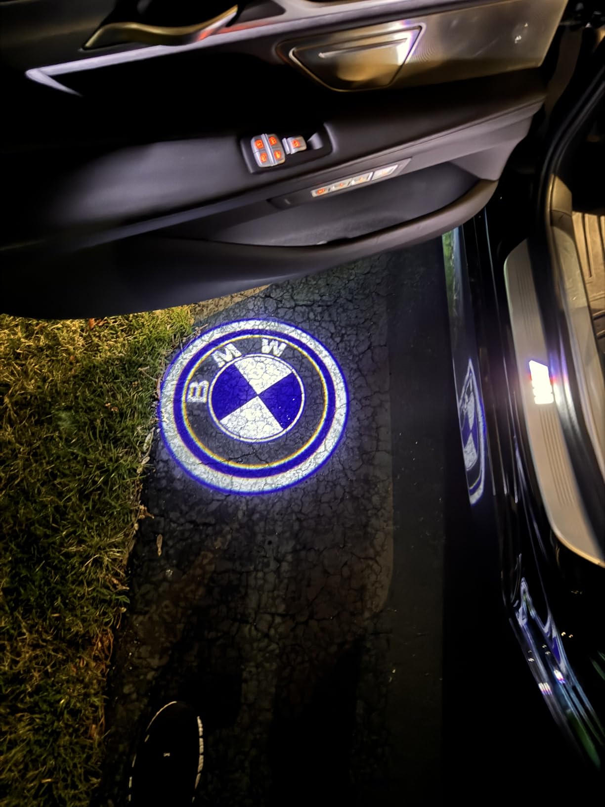 bmw door light logo projector