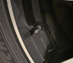 Tire valve cap with Mercedes Benz BMW logo
