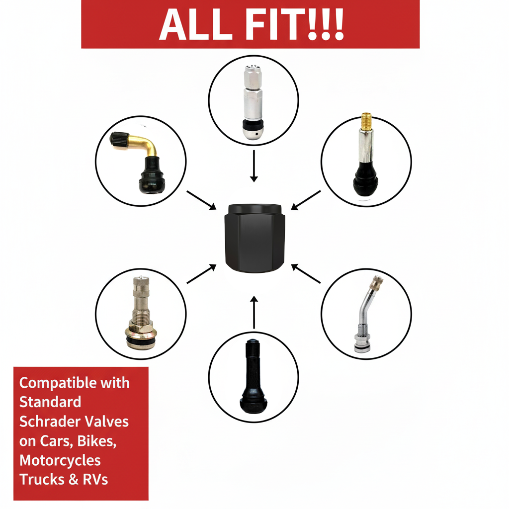 Tire valve cap with Mercedes Benz BMW logo