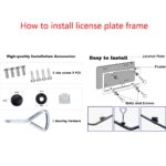 2PC License plate frame holder with Mercedes Benz Logo for U.S Standard car license plate