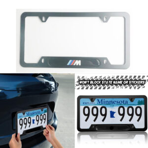 custom bmw licence plate fram for us car