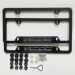 2PC License plate frame holder with Mercedes Benz Logo for U.S Standard car license plate