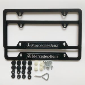 license plate frame custom for mercedes benz