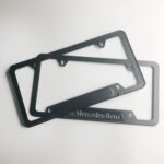 2PC License plate frame holder with Mercedes Benz Logo for U.S Standard car license plate