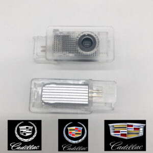 2pcs LED Door Light Logo Projector for Cadillac SRX XTS ATS XT4 XT5 XT6 CT5 CT6 Welcome Ambient Light