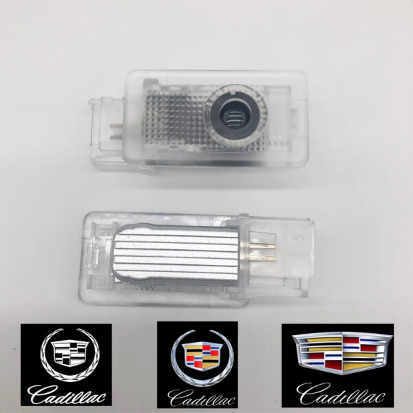 2pcs LED Door Light Logo Projector for Cadillac SRX XTS ATS XT4 XT5 XT6 CT5 CT6 Welcome Ambient Light