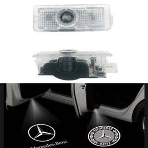 Door Light Logo Projector for Mercedes Benz Car 2010-2018 CLA250,CLA45 AMG CLS550,CLS 63 AMG,CLS400 2010-2016  E350 E550 E400 E63 2016-2022 C300 C43 C63 Coupe/Cabriolet