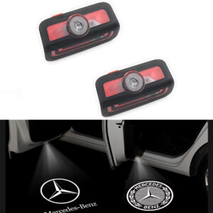 Door Light Logo Projector for Mercedes Benz 2021-2024 W206 C/E/S GLC Class C300 E260 GLC350 S400 High Bright Non-Fade LED Projector