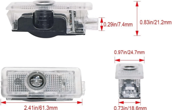 Door Light Logo Projector for Mercedes Benz Car 2010-2018 CLA250,CLA45 AMG CLS550,CLS 63 AMG,CLS400 2010-2016  E350 E550 E400 E63 2016-2022 C300 C43 C63 Coupe/Cabriolet