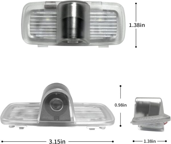 2pcs Honda Car door light logo projector for Accord/Odyssey/CR-Z/Pilot/Elysion/SPIRIOR/ Car accessories