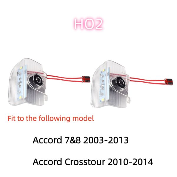 2pcs Honda Car door light logo projector for Accord/Odyssey/CR-Z/Pilot/Elysion/SPIRIOR/ Car accessories