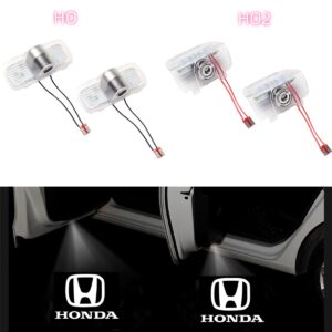 2pcs Honda Car door light logo projector for Accord/Odyssey/CR-Z/Pilot/Elysion/SPIRIOR/ Car accessories