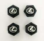 Tire valve cap with Lexus logo for car