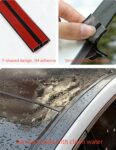 Car Rubber Seal Strip – Sunroof & Windshield Weather Stripping, Flexible Adhesive Window Seal, Waterproof Dustproof Noise Reducer Universal for Car SUV Truck Van
