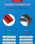 Car Rubber Seal Strip – Sunroof & Windshield Weather Stripping, Flexible Adhesive Window Seal, Waterproof Dustproof Noise Reducer Universal for Car SUV Truck Van