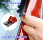 Car Rubber Seal Strip – Sunroof & Windshield Weather Stripping, Flexible Adhesive Window Seal, Waterproof Dustproof Noise Reducer Universal for Car SUV Truck Van