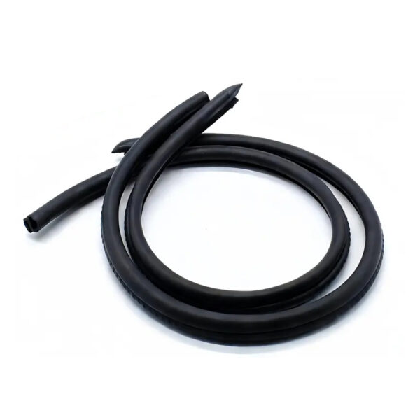 B Pillar Sealing Strip,Car Door Seal Strip Weather Stripping,Flexible Rubber with U-Shaped Steel Clip, Dustproof & Waterproof & Noise Reduction for SUV MPV Sedan