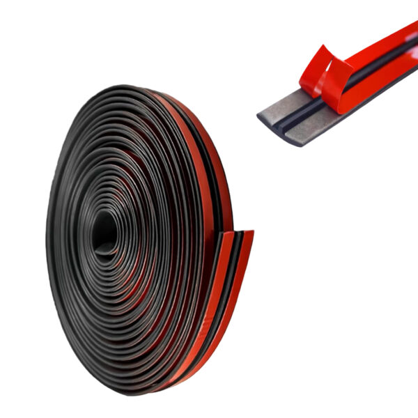 Car Rubber Seal Strip – Sunroof & Windshield Weather Stripping, Flexible Adhesive Window Seal, Waterproof Dustproof Noise Reducer Universal for Car SUV Truck Van
