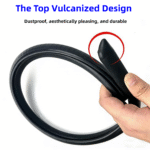 B Pillar Sealing Strip,Car Door Seal Strip Weather Stripping,Flexible Rubber with U-Shaped Steel Clip, Dustproof & Waterproof & Noise Reduction for SUV MPV Sedan